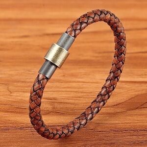 Braided Leather Bracelet​